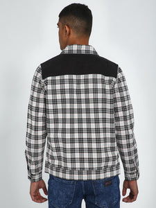 All Over Checks Print Jacket