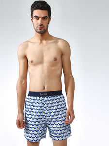 All Over Print Regular Fit Shorts