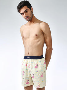 All Over Duck Float Print Shorts