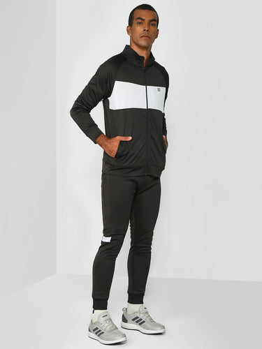 ONE/ZERO BY KOOVS Contrast Panel Windproof Tracksuit