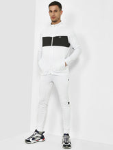 ONE/ZERO by KOOVS Contrast Panel Windproof Tracksuit