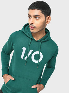 ONE/ZERO BY KOOVS Kangaroo Pocket Reflective Logo Jacket