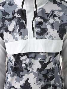 ONE/ZERO BY KOOVS Layered Camo Training Jacket